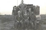 Track 22 squad, RTO Allen Chaney,SGT Roth Stdg, left w-Cuth-4-67.jpg